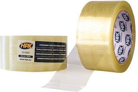 HPX Ταινία Συσκευασίας Αθόρυβη 48mm x 60m Διάφανη 6τμχ