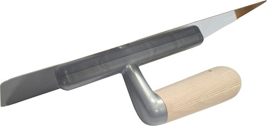 Come 310NLT240100 Σπάτουλα Πατητής Τσιμεντοκονίας Inox 240x100mm με Ξύλινη Λαβή Stucco Veneziano 04-6678