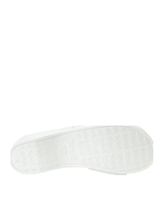 Pescura Heel Aqua Eva Women's Flat Sandals in White Color