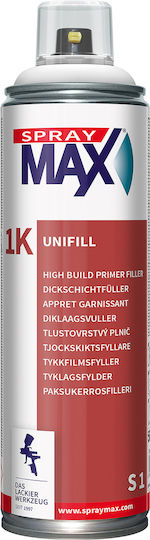 Spray Primer Filling High Thickness Acrylic Dark Gray 500ml 1k Unifill S6 Spray Max