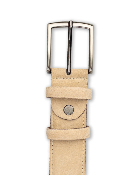 Men's Belt Beige