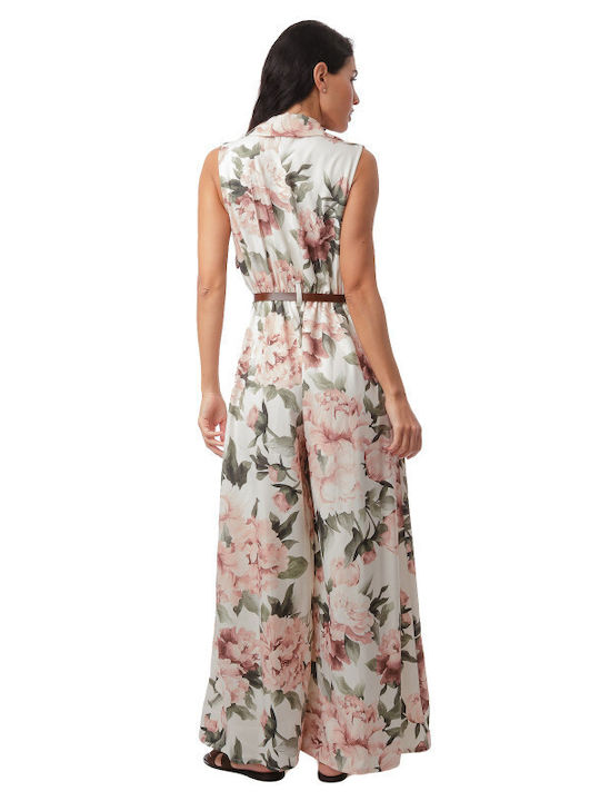 Women’s Sleeveless One-piece Jumpsuit Pink
