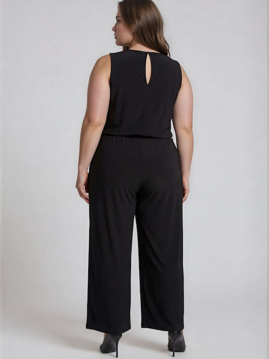Women's Sleeveless One-piece Jumpsuit Black