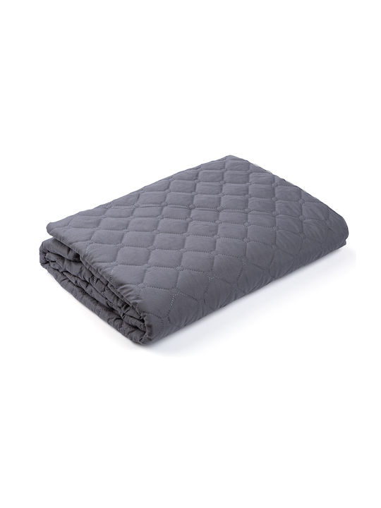 Шалтета Едно Микрофибър Сиво 150x215см