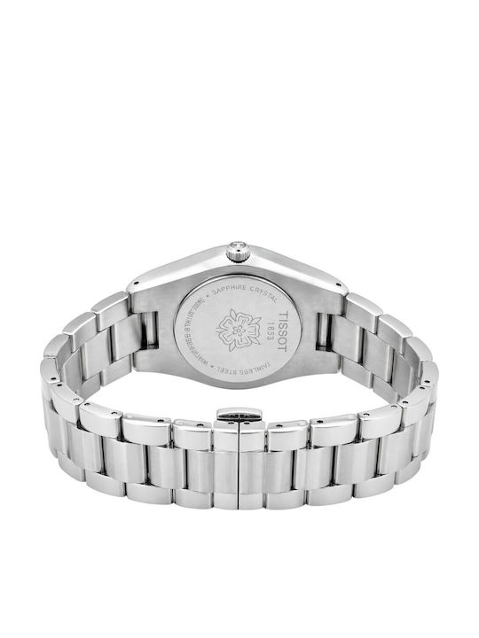 Tissot Women's Watch with White Metal Bracelet