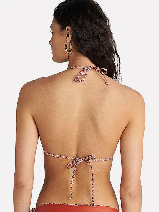 Bikini Τριγωνάκι B Cup με Ενίσχυση Μπρονζέ