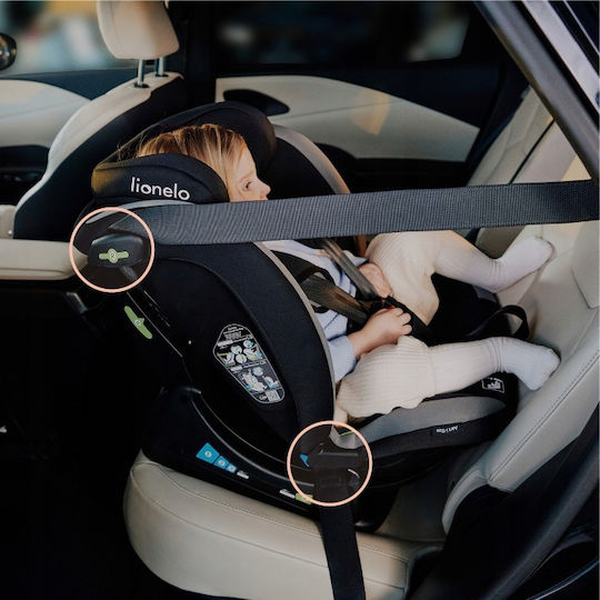 Lionelo Aart Car Seat i-Size with Isofix Beige Chocolate