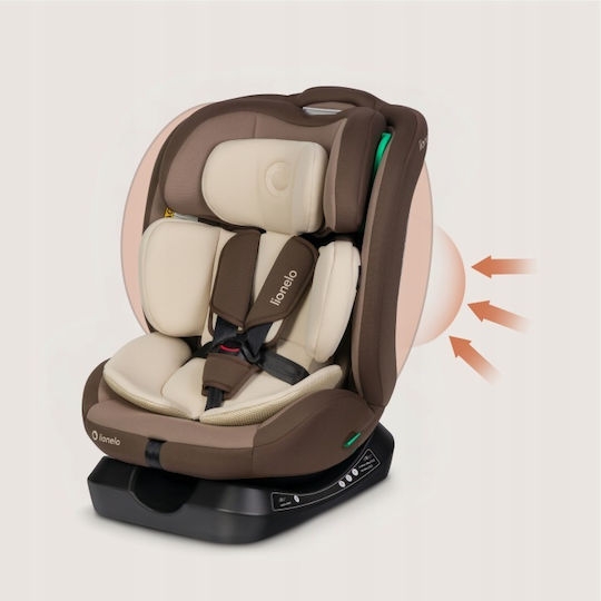Lionelo Aart Car Seat i-Size with Isofix Beige Chocolate