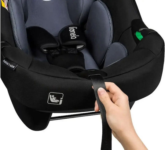 Lionelo Astrid Καθισματάκι Αυτοκινήτου i-Size με Isofix Μαύρο