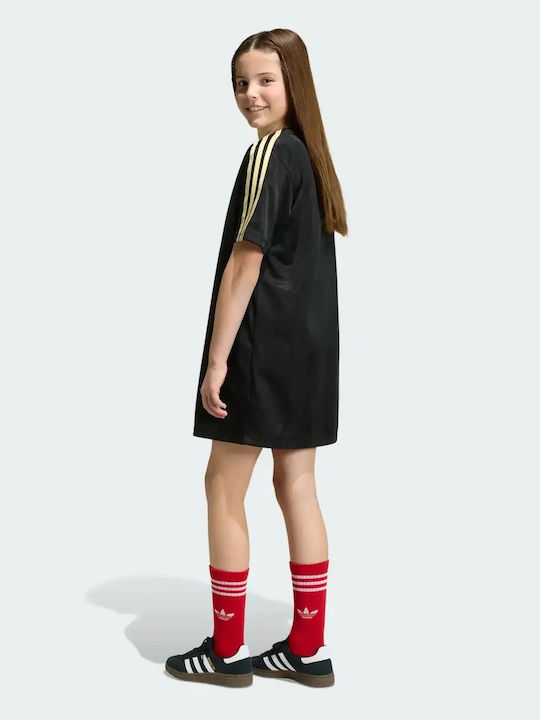 Kinderkleid Schwarz Gold