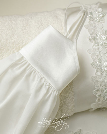 Lina Baby Set Christening Oilcloths Ecru 4 Pieces