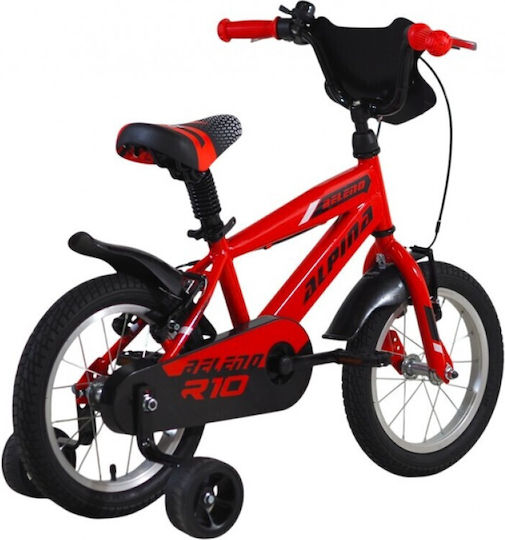 Alpina 14" Kids' City Bicycle with Aluminum Frame Red