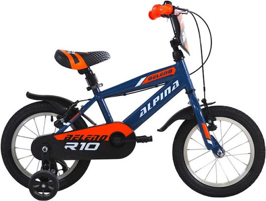 Alpina 16" Kinderfahrrad Stadt mit Aluminiumrahmen Blau