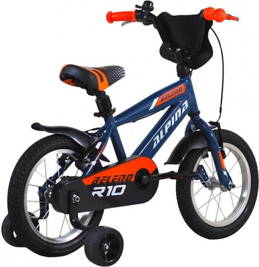 Alpina 16" Kinderfahrrad Stadt mit Aluminiumrahmen Blau