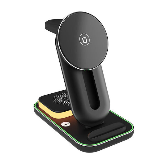 The Source Wireless Charger Qi Pad Black 126402