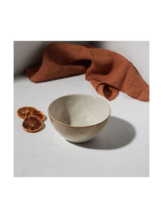 Estia Vignette Stoneware Serving Bowl Round Ceramic with Diameter 15cm