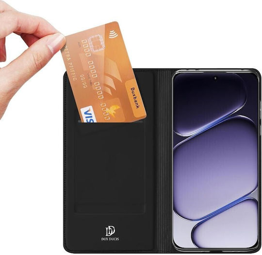 Dux Ducis Skin Book Synthetic Leather / Silicone Black (OnePlus Nord)