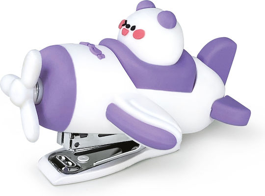 Crazy Airplanes Stapler 4 Colors 8 Pcs Display