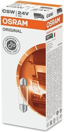 Osram Λάμπες Αυτοκινήτου C5W 24V 5W 10τμχ