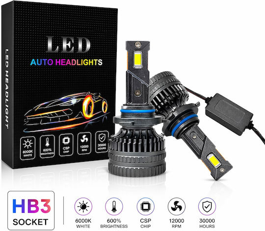 Крушки за Автомобил Kit HB3 Canbus LED 12-24V 60W 2 броя