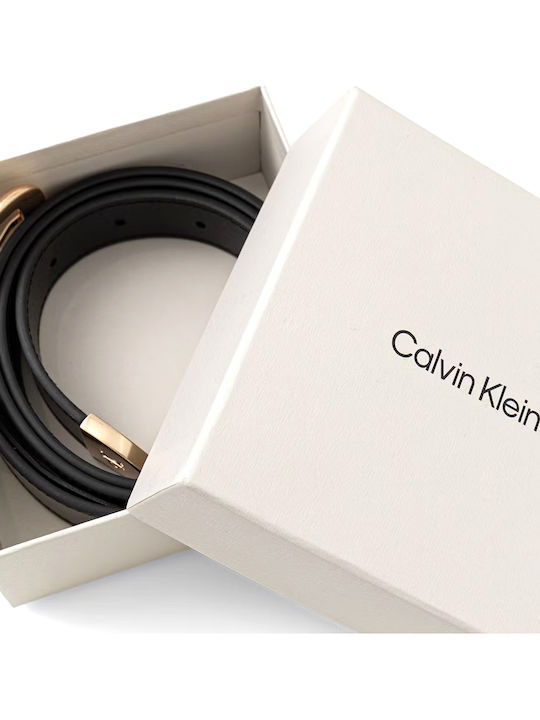 Leather Women's Belt Black