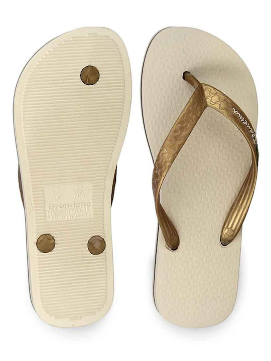 Damen Zehentrenner in Beige Farbe