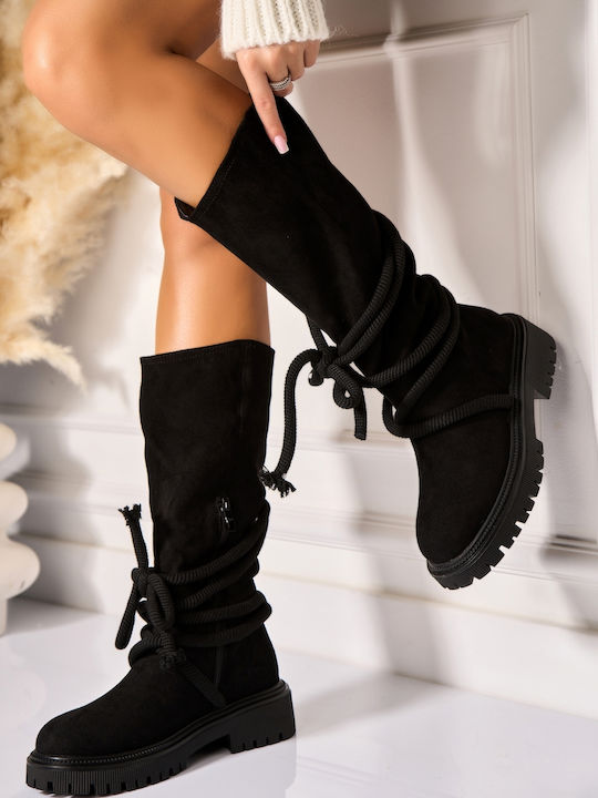 Damenstiefel Schwarz