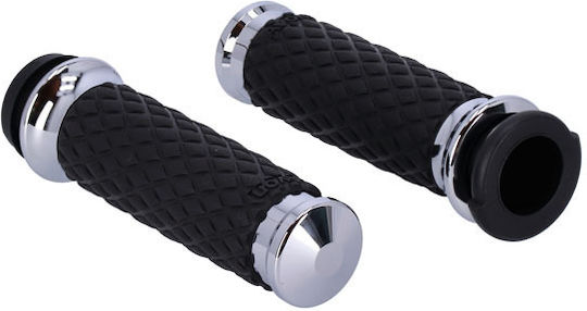 Avon Grips Motorcycle Handlebars in Silver color