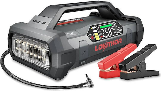 Lokithor JA301 Pro Φορητός Εκκινητής Μπαταρίας Αυτοκινήτου 2500A με Τρόμπα 12V