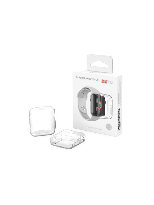 AHAstyle Wa05 Premium Silicone Case in Transparent Colour for Apple Watch 1/2/3 38mm