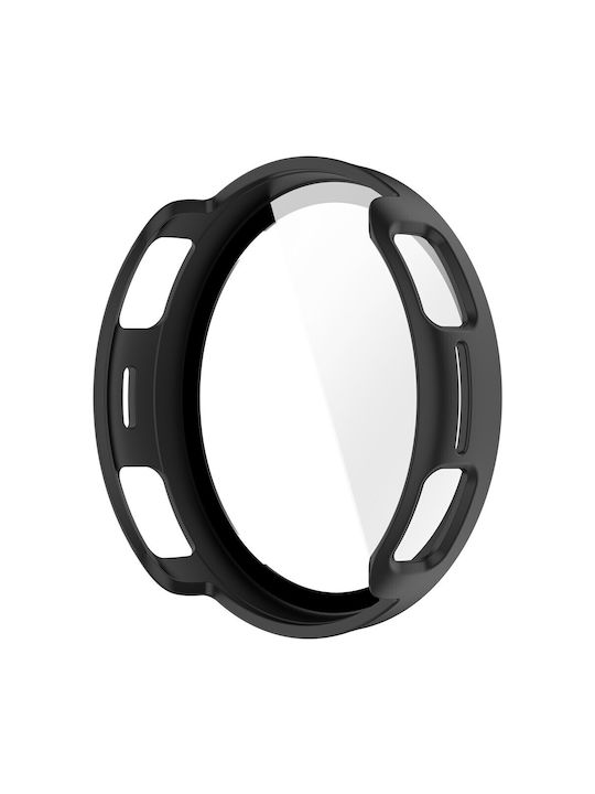 Techsuit Defense360 Pro Πλαστική Θήκη με Τζαμάκι σε Μαύρο χρώμα για Amazfit Active 3 Premium