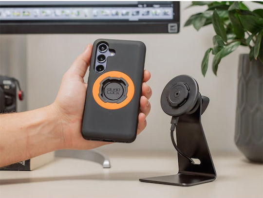 Quad Lock Wireless Charging Head For Car/Desk Βάση Κινητού Αυτοκινήτου με Μαγνήτη MagSafe Μαύρη