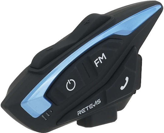 Retevis EZTalk 3A Single Motorcycle Communication System for Helmet with Bluetooth