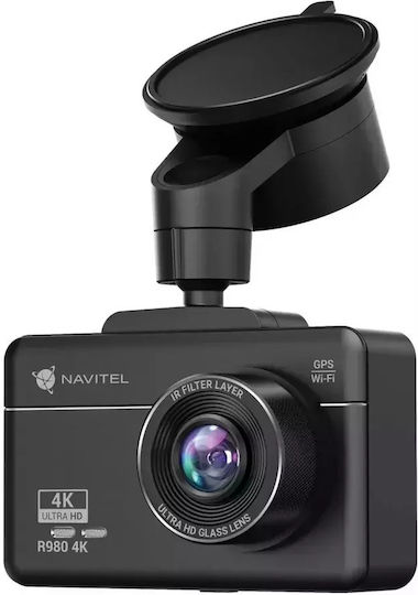 Navitel R980 Κάμερα DVR Αυτοκινήτου 4K με Οθόνη 3" Wi-Fi, GPS