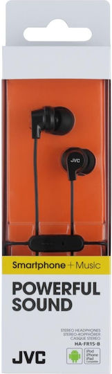 JVC HA-FR15 In-ear Handsfree Headphones with Connector 3.5mm Black
