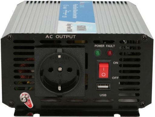 Extralink Инвертор за кола Модифицирана синусоидална вълна 600W за 12V DC EX.18082