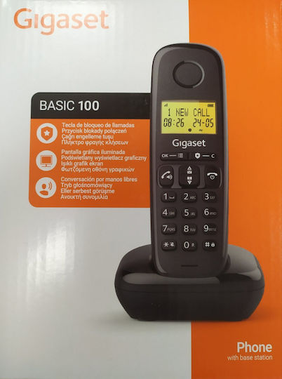 Gigaset Basic 100 Cordless Phone Black