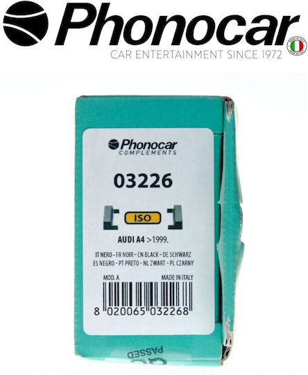Phonocar Πρόσοψη 1 Din για Audi A4 1999