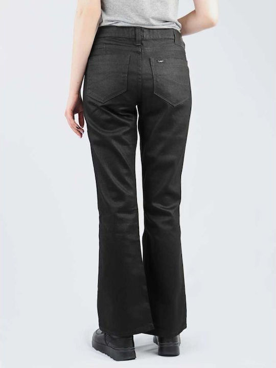 Women's Flared Jean Pants Black