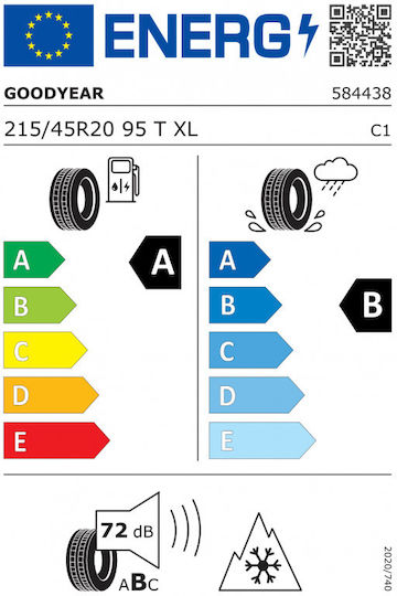 Goodyear Vector Gen-3 215/45R20 95T XL Λάστιχο 4 Εποχών για Επιβατικό Αυτοκίνητο