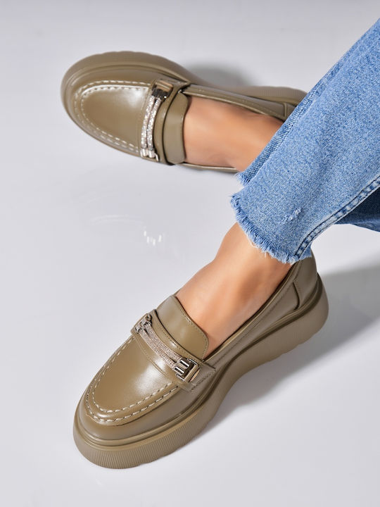 Mocasini Dama Verde