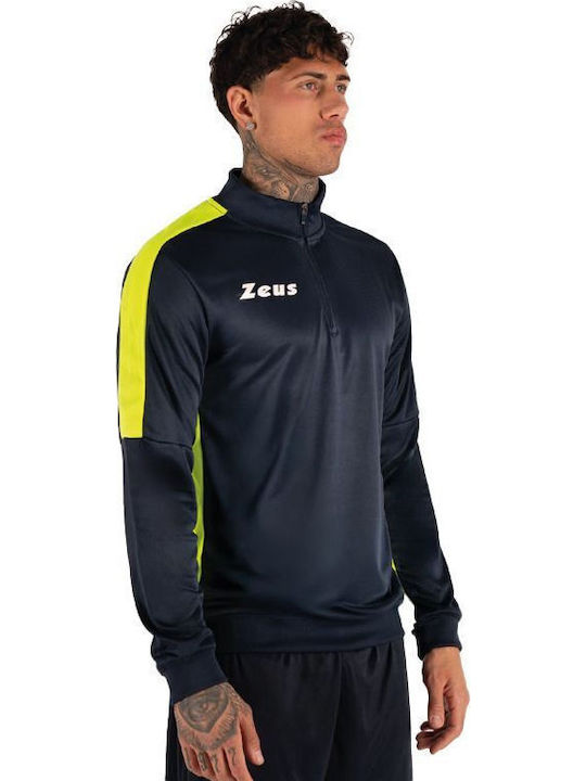 Μπλούζα Navy/fluo Yellow