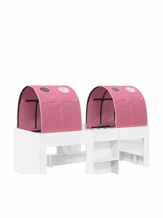 Kinderbett Hochbett Einzel Weiß
