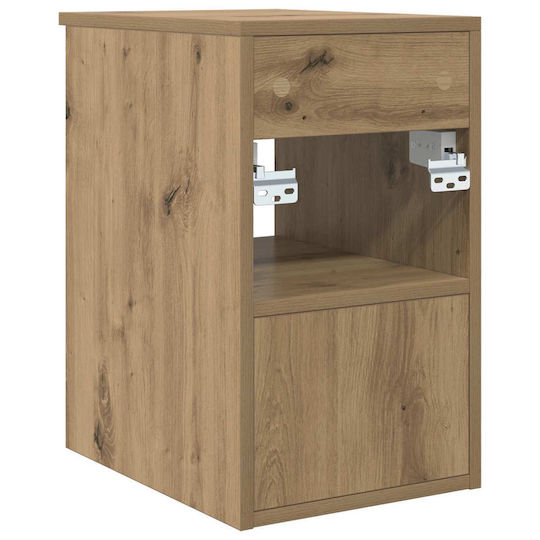 vidaXL Artisan Badezimmerschrank 30x41x50cm Eiche