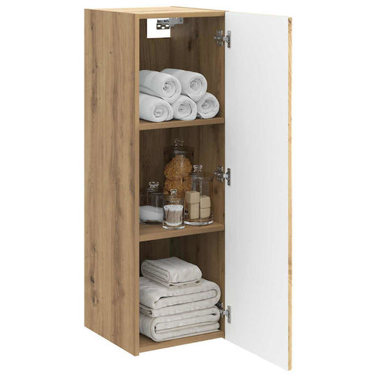 vidaXL Bathroom Cabinet 33x34.5x60cm Oak