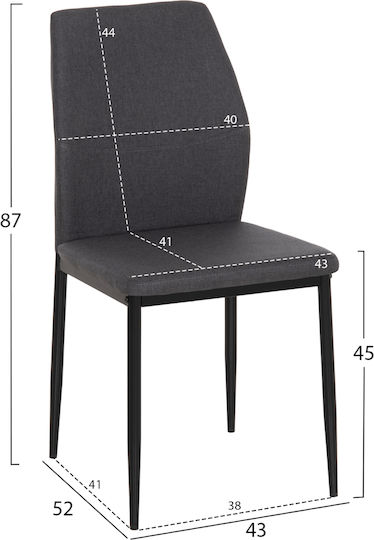 Esszimmermöbel-Set Raven Mit 4 Stücken 140x80cm Esszimmermöbel-Set Raven Mit 4 Stücken 140x80cm