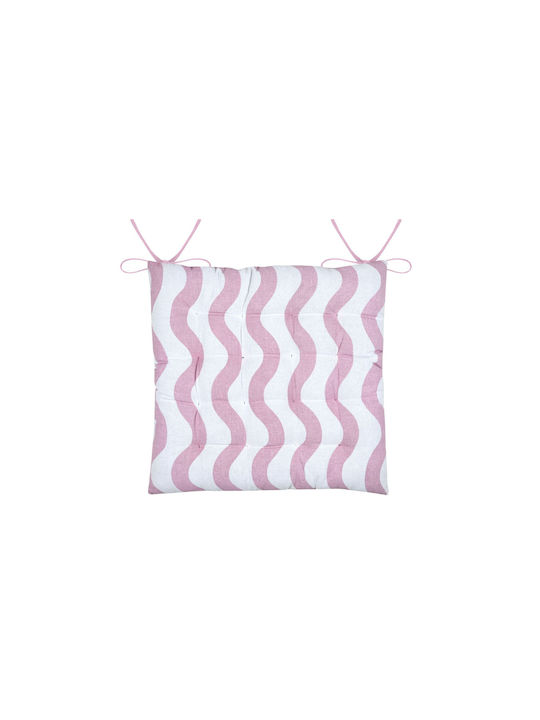 Μαξιλάρι Καρέκλας Κήπου Coolvibes Rose 38x38εκ.