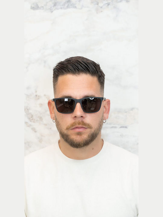 Hoffman Black Sunglasses with Frame