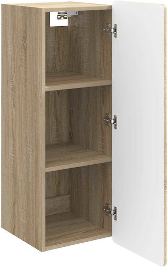 Ντουλάπι Κρεμαστό Καφέ 33x34.5x94εκ.