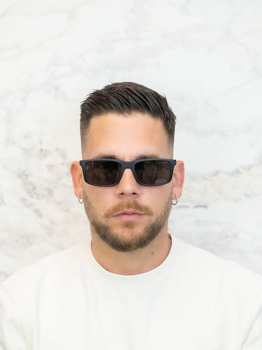 Hoffman Black Sunglasses with Frame